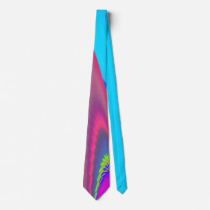 Summerfeeling , Abstract 3D Rainbowart Tie