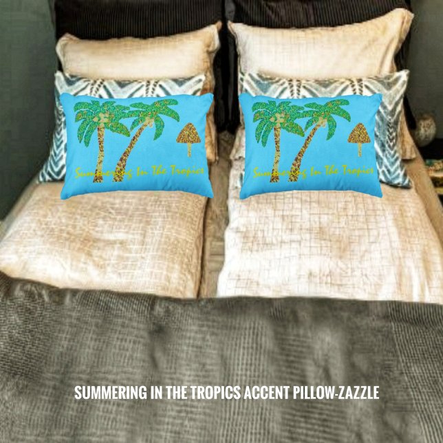 Summering In The Tropics Accent Pillow (Creator Uploaded)