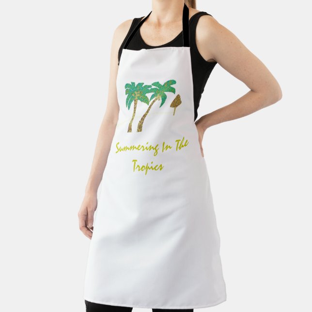 Summering In The Tropics  Apron (Insitu)