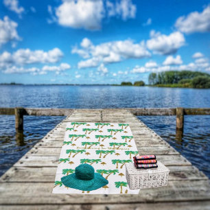 Summering In The Tropics Beach Towel