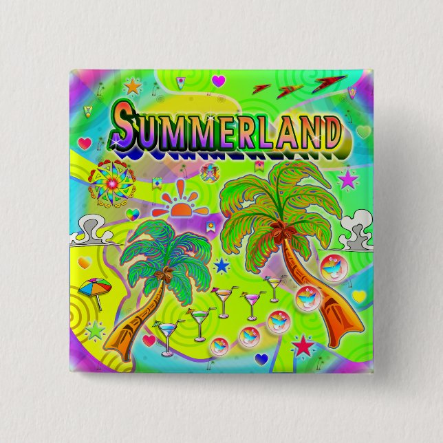 Summerland Mind Focus Button (Front)