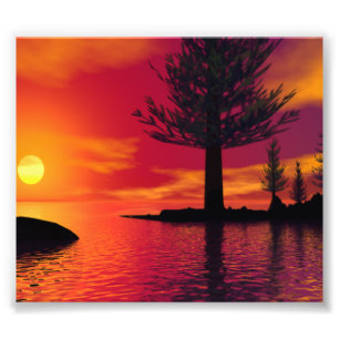 Summerland Sunset Photo Print
