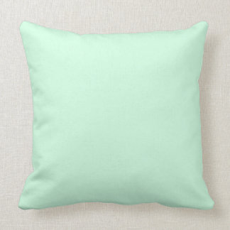 Summermint Pastel Green Mint for Summer Gazebo Throw Pillow