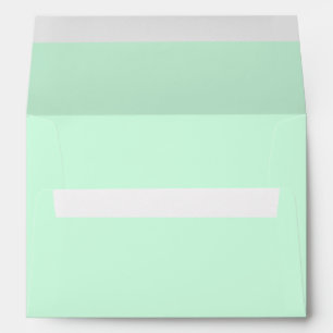 Summermint Pastel Green Mint Wedding Envelopes