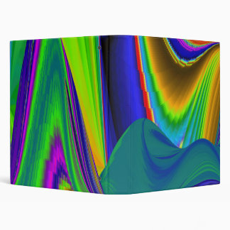 Summerrainbow , Abstract 3D Rainbowart Binder