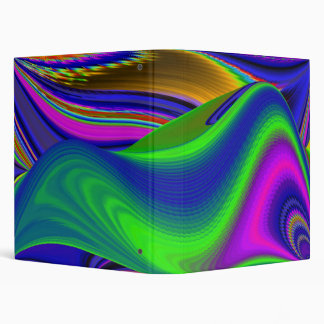 Summerrainbow , Abstract 3D Rainbowart Binder