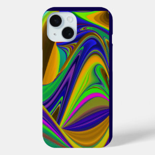 Summerrainbow , Abstract 3D Rainbowart iPhone 15 Case