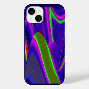 Summerrainbow , Abstract 3D Rainbowart Case-Mate iPhone 14 Case