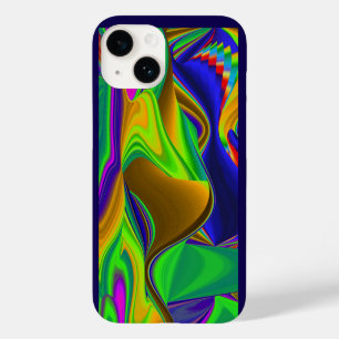 Summerrainbow , Abstract 3D Rainbowart Case-Mate iPhone 14 Case