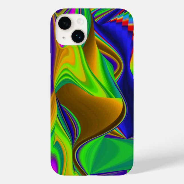 Summerrainbow , Abstract 3D Rainbowart Case-Mate iPhone Case (Back)