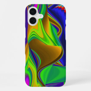 Summerrainbow , Abstract 3D Rainbowart iPhone 16 Plus Case