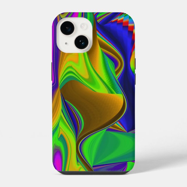 Summerrainbow , Abstract 3D Rainbowart iPhone Case (Back)