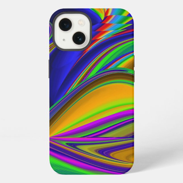 Summerrainbow , Abstract 3D Rainbowart iPhone Case (Back)
