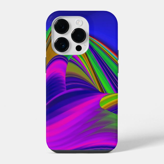 Summerrainbow , Abstract 3D Rainbowart iPhone Case (Back)