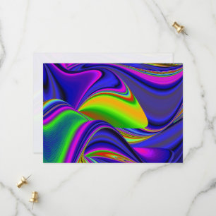 Summerrainbow , Abstract 3D Rainbowart Save The Date