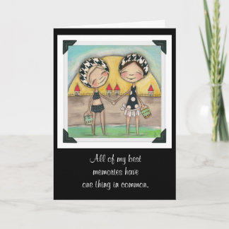 Summers by the Shore - Birthday Card
