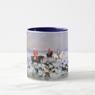Summer's Day in Cleveland (Horses and Hound Dogs) Mug