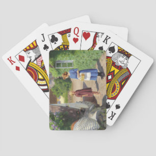 Summer's Day in Denmark (by H.A. Brendekilde) Playing Cards