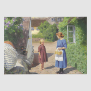 Summer's Day in Denmark (Mother and Daughter) Tissue Paper