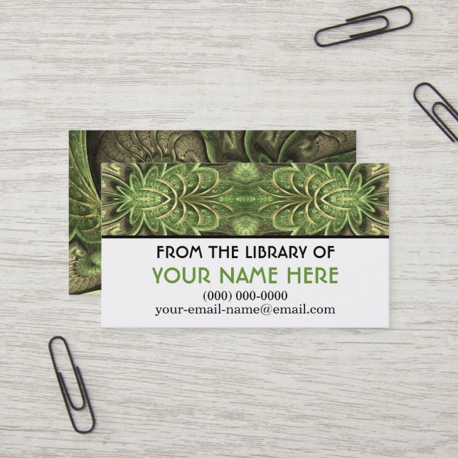 Summer's Hum Personalized Media Card (Front/Back In Situ)