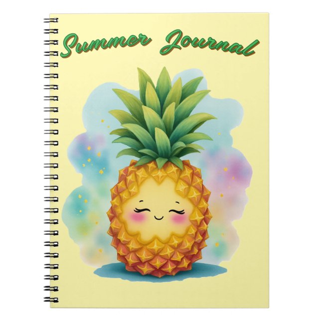 Summer's Journal Happy Pineapple Carnet (Devant)