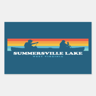Summersville Lake West Virginia Canoe Sticker