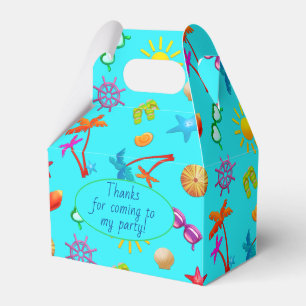 Summertime Birthday Kids Party Favour Box