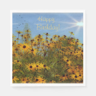 Summertime Black-Eyed-Susans Napkin
