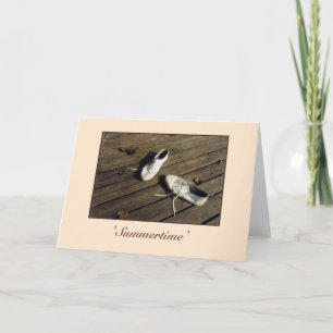 'Summertime' Blank Greeting Card
