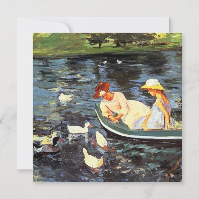 Summertime (by Mary Cassatt) Card (Front)