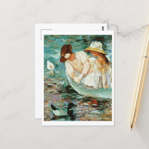 Summertime by Mary Cassatt  Postcard