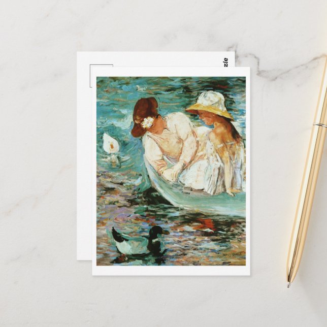 Summertime by Mary Cassatt  Postcard (Front/Back In Situ)