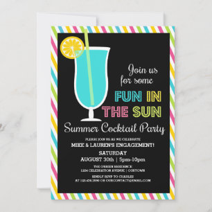 Summertime Cocktail Party Invitations