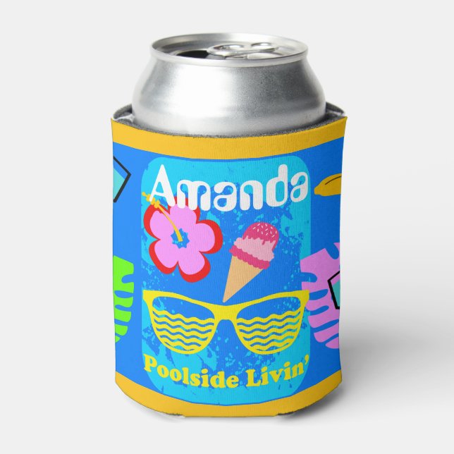 Summertime Custom Can Cooler (Can Front)