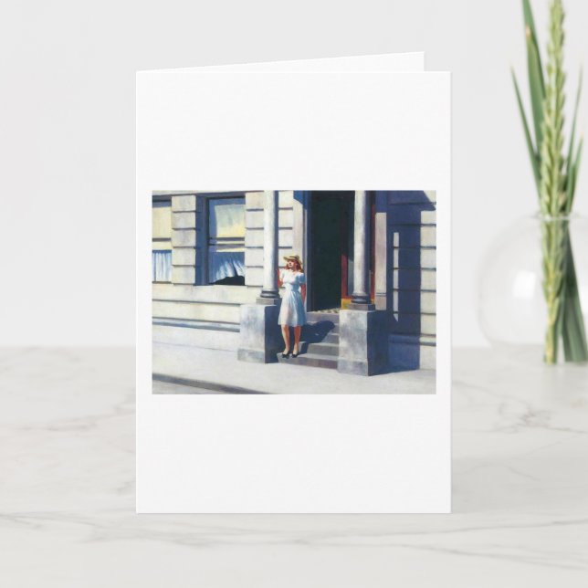 Summertime - Edward Hopper Card (Front)