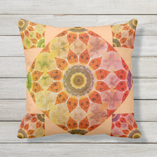 Summertime Floral Outdoor Pillow