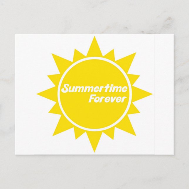 Summertime Forever Postcard (Front)