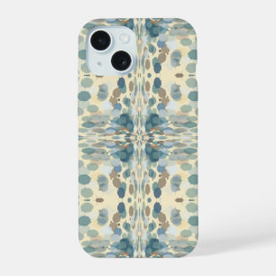 Summertime Fun Ocean Spray Splatter Abstract Art iPhone 15 Case