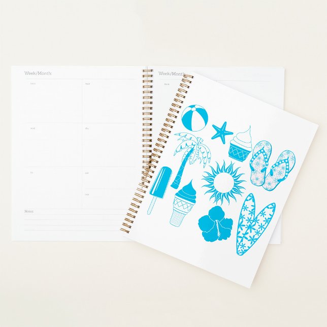 Summertime Icons Spiral Planner (Creator Uploaded)