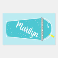 Summertime Icy Cold Drink Personalized Stickers