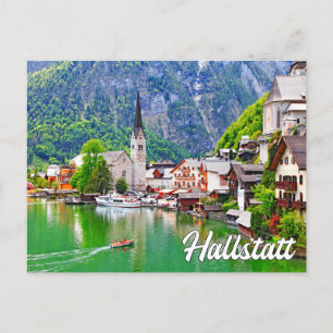 Summertime In Hallstatt, Austria Postcard