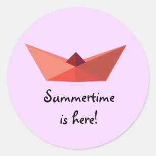 Summertime is here Text Sticker