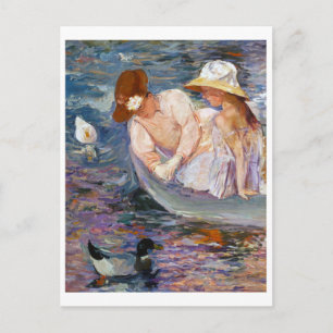 Summertime, Mary Cassatt Postcard