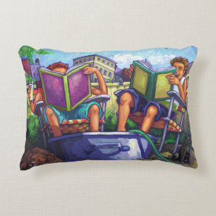 Summertime Reading Accent Pillow