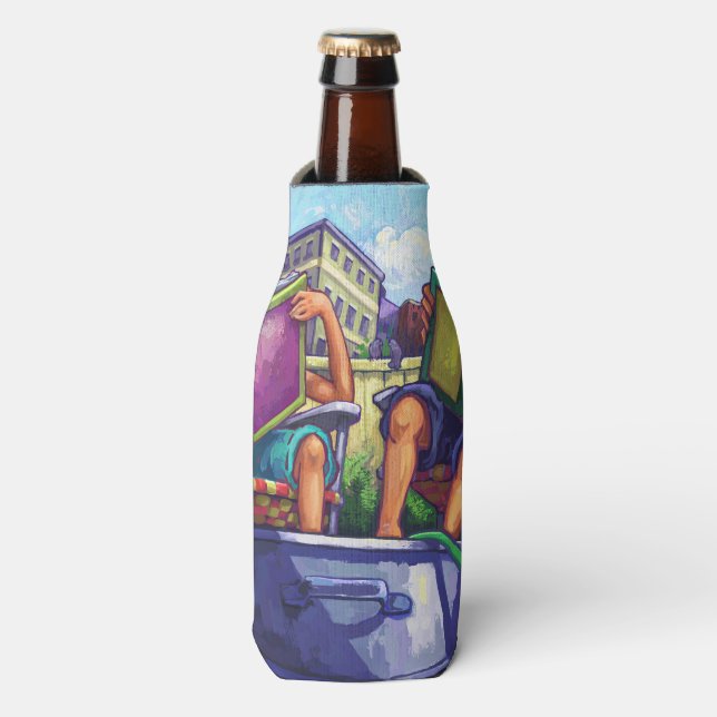 Summertime Reading Bottle Cooler (Bottle Front)