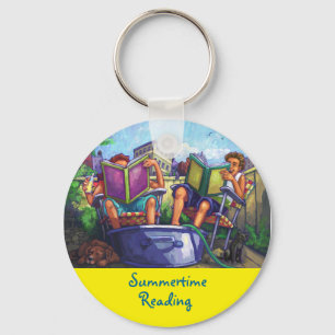 Summertime Reading Keychain