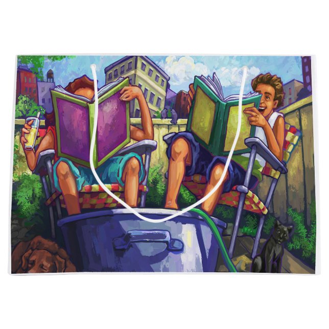 Summertime Reading Large Gift Bag (Front)