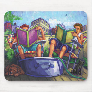 Summertime Reading Mouse Pad