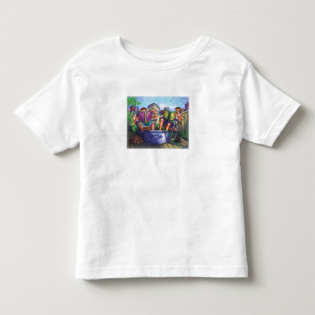 Summertime Reading Toddler T-shirt (Front)