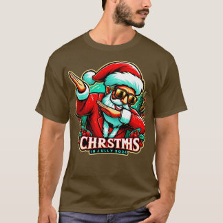 Summertime Scholar Celebrating Christmas in July T-Shirt
